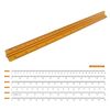 Scale Triangular Scale Aluminum Triangular 1: 100, 1: 200, 1: 250, 1: 300, 1: 400, 1: 500, 30cm Long Triangular line
