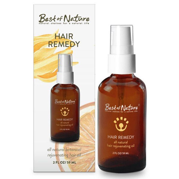 Best of Nature Hair & Scalp Remedy All Natural Rejuvenating Oil - 2 Ounces