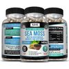 Irish Sea Moss 60ct, Burdock Root, Bladderwrack Powder, Immune & Thyroid Care