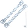 2X Zinc Automatic Closing Garden Gate Spring Closers 8" (200mm) Swing Fence Replace