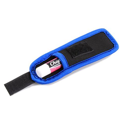 CASEMATIX Lip Balm Holder – Clip on Neoprene Chapstick Pouch Easily clips onto Backpack or belt for Convenient Travel and Storage - Carabiner Included