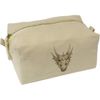 'Dragon Skull' Canvas Wash Bag/Makeup Case (CS00037469)