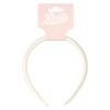 Boots satin white wedding headband