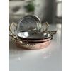Copper Pan Handhammered Copper Saute Sauce Pan Egg Omelet Omelette Pan, 5 sizes