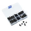 60 Sets Chicago Screw Post Binding Screw Kit (M5 x 6 mm, Light Black)