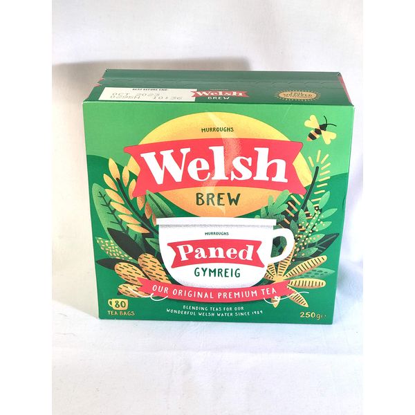 Welsh Brew Tea, Tea Bags, 80-Count Package