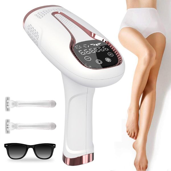 WITFAMILY IPL Hair Removal Device, Touch Screen Portable Pulse Laser Hair Removal Instrument 999,999 Flashes, 5 Energy Level Epilator for Women, Men, Body, Face, Bikini, Legs