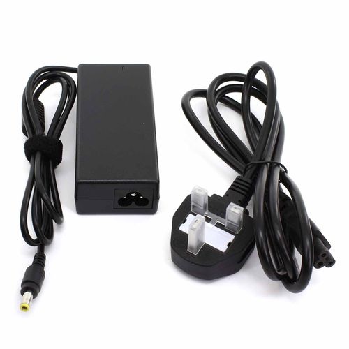 Power Supply Adaptor Compatible with ROLAND HP-302 HP-702 JM-8 MC-808 PRELUDE PSB-3U PSB-7U RK-100 RP102, 1 Pin 12V DC 5A with 1.5m UK Power Lead - Black
