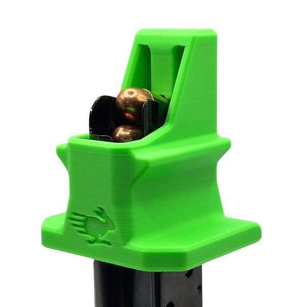 Mag Rabbit Magazine Rapid Speed Loader for 1911 9mm and .45ACP Single Stack (Green)