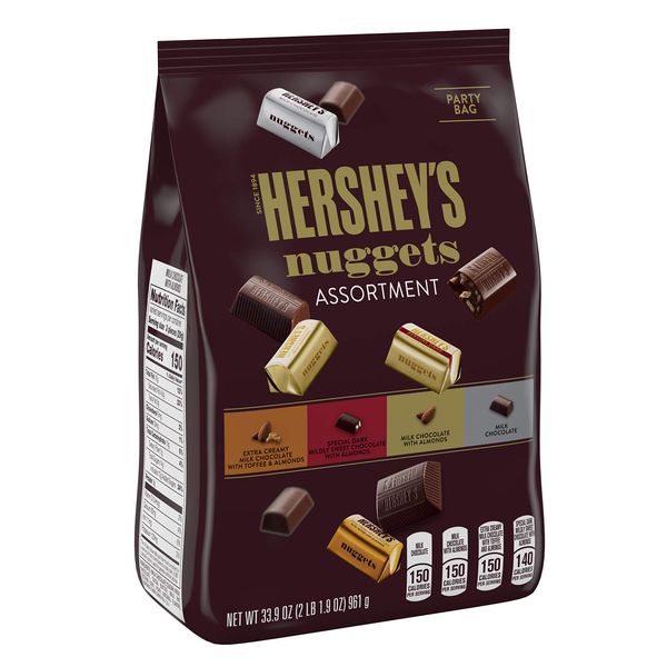 HERSHEY'S Nuggets Assortment, Chocolate Candy, 33.9 Ounce Bag