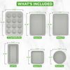 Nutrichef 20 Pcs Home Kitchen Cookware & Bakeware Set- Non-stick, High-quality
