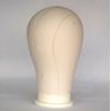 Canvas Block Head Manequin Head Wig Display With Mount Hole 22"