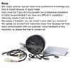 DKMOTORK 0011 Digital Gauge Motorcycle Speedometer/Tachometer/Odometer MPH KM/H Universal with Multi-Function Indicator Light Display Black
