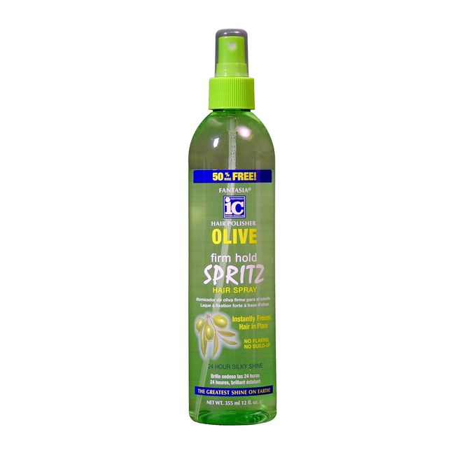 Fantasia Olive Oil Spritz Hair Spray, 12 Fl Oz (651000)