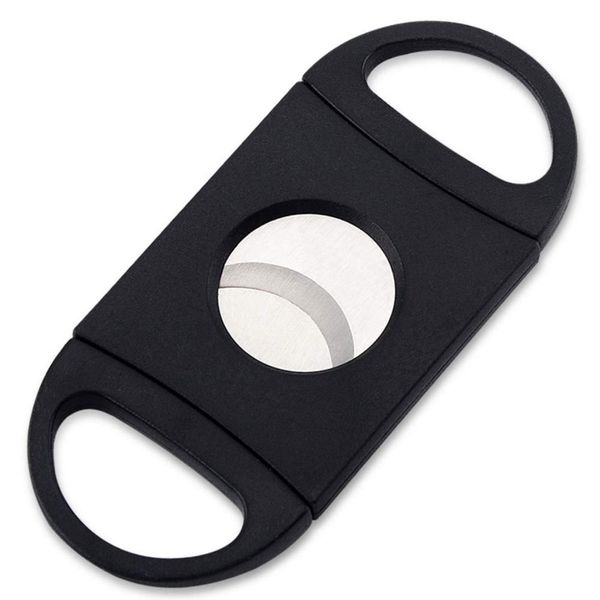 Cigar Cutter Scissors,Cigar Accessories Stainless Steel Pocket for Most Size Black