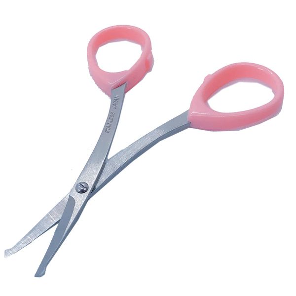 Kinugawa Company W-25 Safety Scissors, Women's, Nose Hair, Unwanted Hair, Eyebrows, Small, Sharp, Made in Japan, Round Edge Safe, Safety