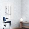 Dimoon White and Gray Leaf Wallpaper 236inch