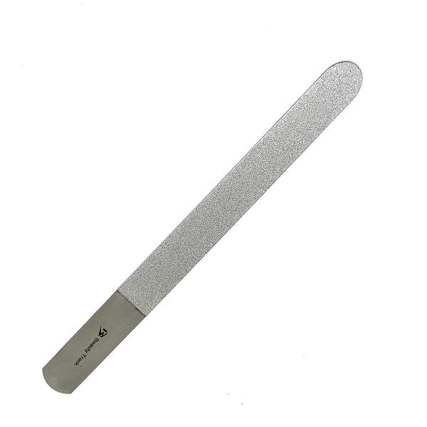 Diamond Deb Nail File and Foot-dresser - Remove Hard & Dry Skin - Nail File - Stainless Steel - 7" Long - Double Sided Diamond Dust Coated - Fine Quality - Nail Art - Professional Beauty Care Tools