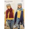 Stylecraft Bellissima Double Knitting Pattern Scarf and Shawls 9588 - One Size, 3 Designs