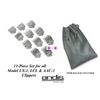 Andis Snap-On Blade Attachment Guide 11 pc Comb Set for US-1,LCL,AAC-1 Clippers