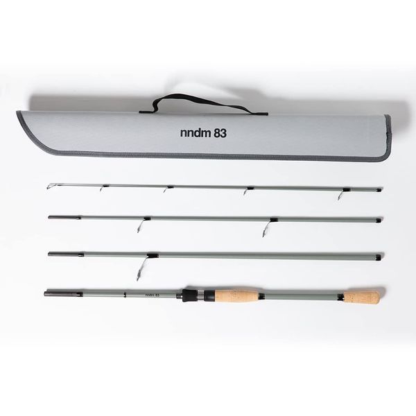 Azzurro Nndm Compact Rod, Spinning, 8.3 F, Light Khaki, Lure Rod, Pack Rod, Fishing Rod, For Fishing, Camping, Bicycle, Train, Travel, Stylish, Cute