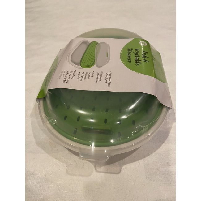 Microwave Steamer Microwave Vegetable Steamer with Lid PP Material  Detachable 