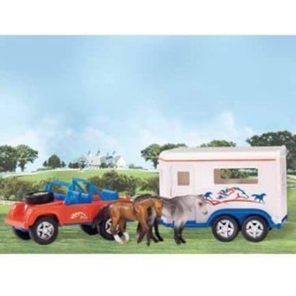 Breyer HORSES TRAILER PLAY SET MICRO