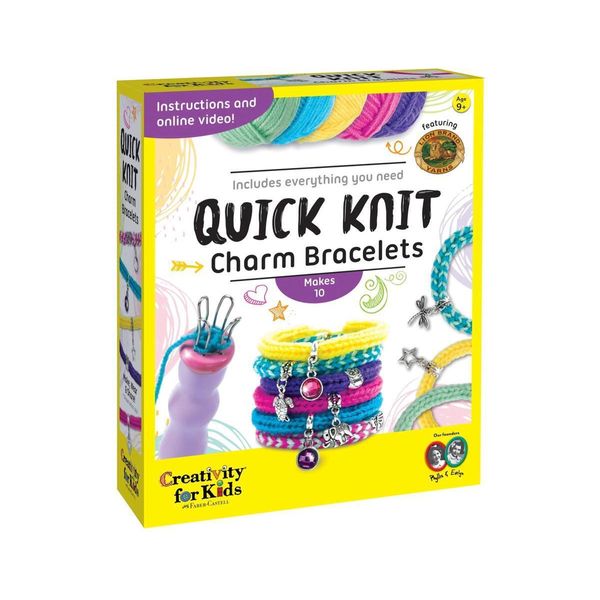 Creativity For Kids Quick Knit Charm Bracelets [CFK6305000]