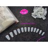 600 Pieces Medium Long Coffin Ballerina False Nail Tips NATURAL Full Cover Acrylic Press On False Nails Tips Extensions - Professional Salon & Home Use