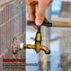 4-Way Multi-Functional Utilities Key for Electric Elevator Cupboard Cabinet Water Gas Meter Opening, Black