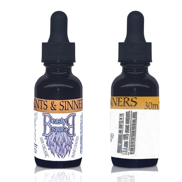 Beasty Beards - Organic Beard Oil - 1floz/30ml - SAINTS & SINNERS