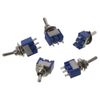 Fudeshe 10pcs SPDT Mini Toggle Switch,Mini Miniature Toggle Switch AC 125V/6A,3-Pin 2-Position ON/ON Toggle Switch
