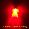 7443 LED Strobe Flashing Blinking Brake Tail Light Parking Safety Warning 2pcs