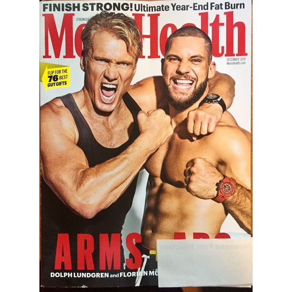 Men's health Magazine December 2018 Arms Abs Lundgren