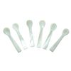 6 Pcs Hand craft shell caviar spoon 2.5 Inches