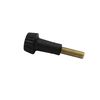 Creative Hobbies Black Lamp Socket Knob with 1/2" Brass Extenders | 6 Pack
