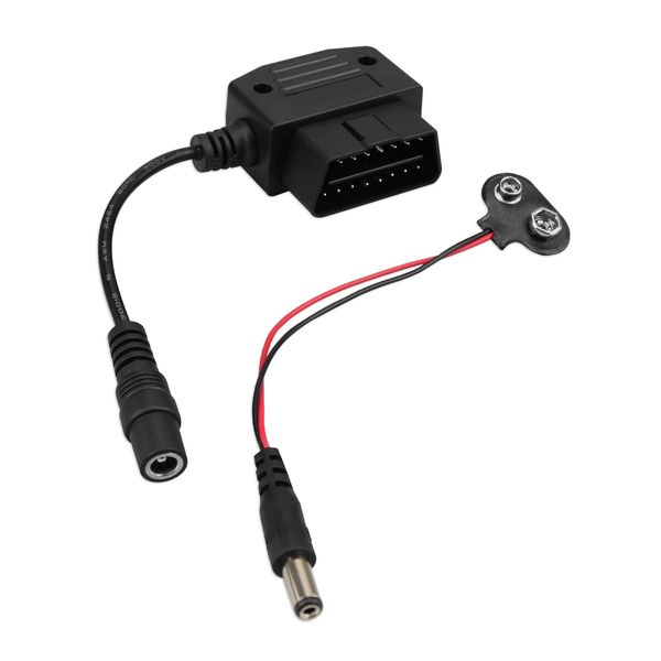 9V Battery Powered Memory Saver for Car Battery Fit for All OBD ll 16-Pin Interface