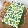 Walmsco Tablecloth Green Cactus Plant Decor For Dining Room Kitchen Rectangular Table Cover 132 * 178cm
