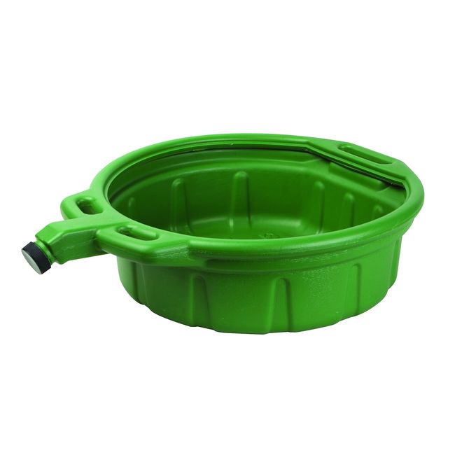 Groz 41961 Antifreeze Drain Pan 4-1/4 Gal (16 Liter) Capacity. HDPE Construction. Green Colour