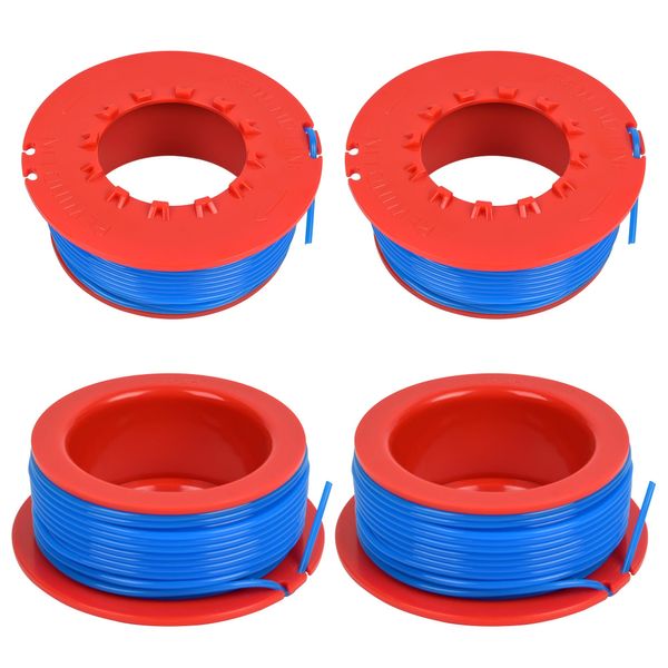 Flaveano Strimmer Wire for Flymo Mini Trim Trimmers, 4 Replacment Strimmer Spools