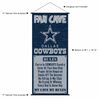Dallas Man Cave Fan Banner Wall Door Scroll