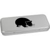 Azeeda 'Blind Mole' Metal Hinged Stationery Tin/Storage Box (TT00228751)