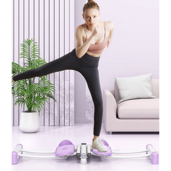 New upgraded model lower body exercise equipment thigh squat hip-up forearm muscle, purple, basic model