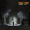 EverBrite 600Lumen Ultra Bright Tactical Flashlight Zoomable 4 Lighting Modes US