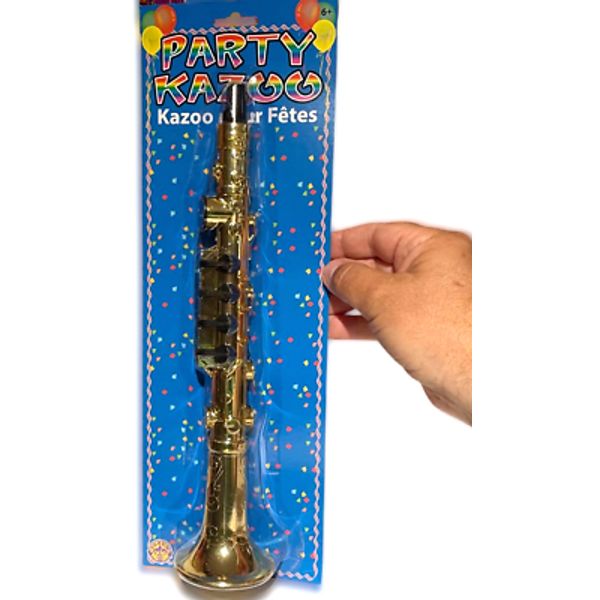 CLARINET KAZOO Funny Noise Maker Sound Music Toy Instrument Clown Horn Gag Party