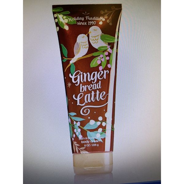 Bath and Body Works-8 oz.-Ginger Bread Latte-Body Cream-Signature Collection NEW