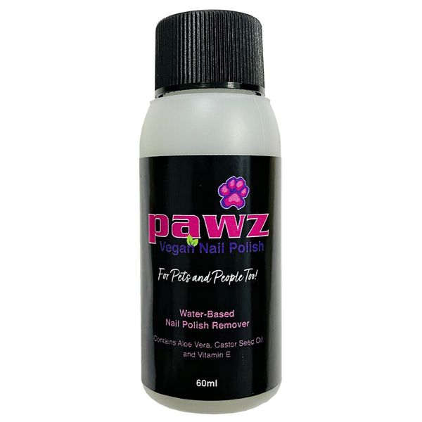 Pawz Dog Nail Polish Remover Water Based 60ml  Dog Pet Grooming