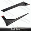 Painted Black 30.6" x 9.5" MP-Type Side Skirt Rocker Splitters Diffuser Winglet