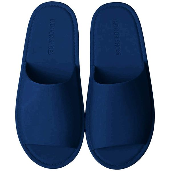 TANOCO Slippers, Indoor Bath Home Safety Non-Slip Sandals, Soft Bottom Shoes, Beach Shoes, Summer Sandals, For Visitors, Unisex, navy