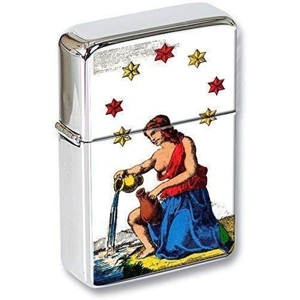 Tarot L'Etoile (The Stars) Flip Top Lighter